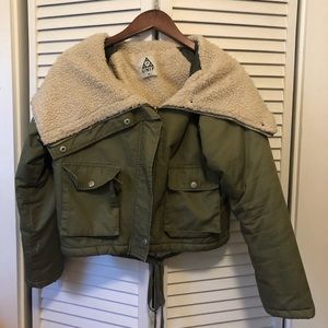 UNIF cropped military jacket